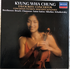 罕见DECCA 郑京和 贝多芬柴可夫斯基等小提琴协奏曲3 LP黑胶唱片