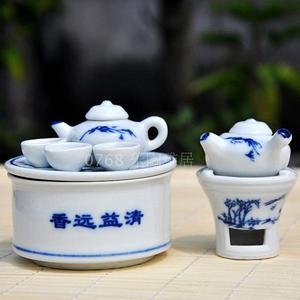 童子茶具迷你 儿童过家家玩具茶具套装 仿真功夫茶具 儿童礼物