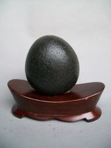 天然奇石　长江石　象形石　黑圆球　小品石头　观赏石　手玩石