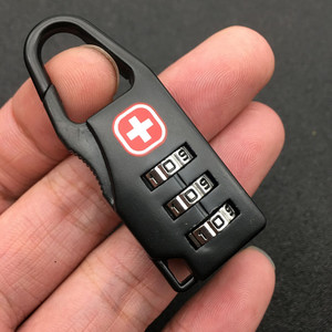 瑞士 迷你密码锁 防盗箱包锁 海关锁 锌合金旅行挂锁 背包安全锁