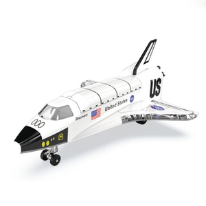 彩珀成真合金哥伦比亚穿梭机模型太空航天飞机开门回力儿童玩具男