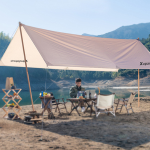 天幕户外帐篷野营野餐公园沙滩团建自驾游便携遮阳棚防晒露营装备