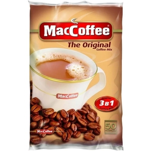进口美卡菲咖啡MacCoffee俄罗斯风味三合一速溶咖啡50包西餐饮品