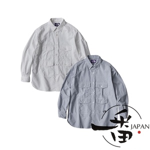 一番 折扣 NANAMICA 北面紫标Trail L/S B.D. Shirt 联名长袖衬衫
