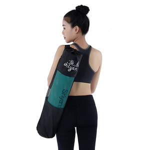 施颜黑色透气瑜伽垫背包背袋6mm瑜伽垫网袋背袋与瑜伽垫同拍包邮