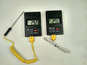 TM-902C温度计 测温仪 数字温度表 点温仪 带探头 测温计接触式