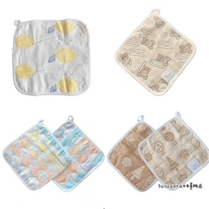 2条包邮SUSUYORA全棉定制有机棉儿童婴儿方巾六层纱布手帕口水巾