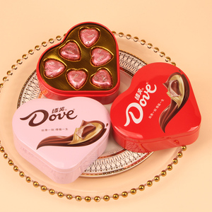 Dove/德芙牛奶夹心巧克力结婚喜糖心形盒装成品含糖送女友伴手礼