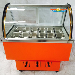 12盒冰粥机冰粥柜清补凉冷藏展示柜商用鸭脖柜四果汤咸菜沙拉甜品