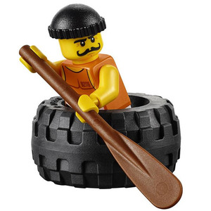 LEGO 乐高 城市系列 人仔 囚犯 罪犯 cty612 含道具 60130 60126