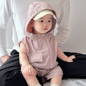 韩版婴儿洋气小套装夏季男童衣服夏装男宝宝两件套婴幼儿夏天童装