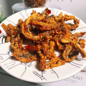 香脆鱼皮香辣味150g瓶素牛排麻辣爆酥海鲜零食即食鱼皮丝潮汕特产