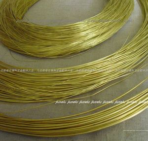 软DIY专用纯铜丝线黄金色铜丝手工缠绕配件专用铜丝铜线0.5mm~3mm