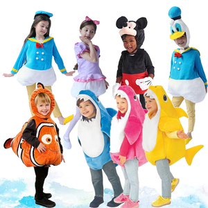 六一儿童节海底世界小丑鱼衣服男童cos鲨鱼唐老鸭服幼儿园表演服