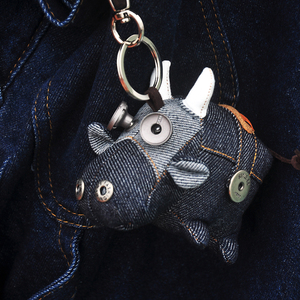 蒸汽精灵 原创个性 牛仔系列 哞哞牛 汽车钥匙挂件 创意背包挂件