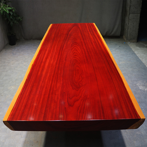非洲红花梨实木大板茶桌餐桌画案茶几原木老板办公会议桌书桌整板