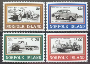35.诺福克群岛邮票1995 二战中的车辆 福特汽车等 4全 15