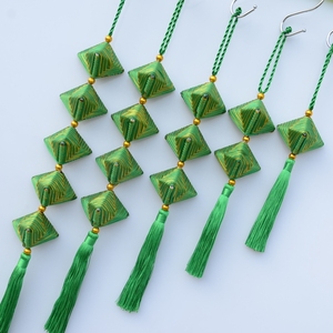 新款大小粽子端午节挂件五彩绳线香包囊手工礼品商场儿童活动装饰
