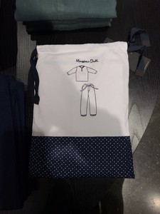 Massimo Dutt 男士配件 商场同款 双色波点印花长袖T恤睡衣裤