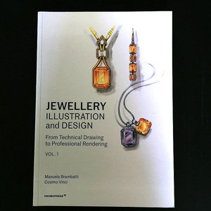 现货英文 珠宝首饰设计手稿手绘图Jewellery Illustration Design