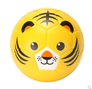 15cm实心海绵软球室内幼儿园弹力球老虎球类狮子仿真动物儿童玩具