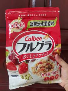 卡乐比京都制造富果乐700g水果燕麦片膳食纤维即食营养方便正品