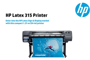 HP LATEX315 环保打印机 乳胶环保墨水 HP L315 惠普户内外一体机