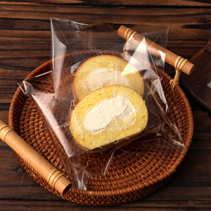 蛋糕卷专用包装袋塑料自封袋透明分隔围边慕斯甜品打包空盒子烘焙