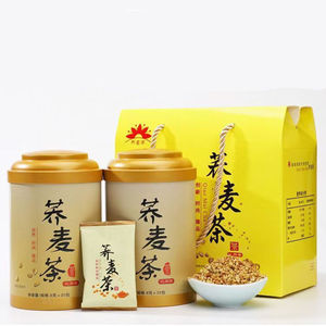 台湾金荞麦茶黄金苦荞大麦茶正品荞麦罐装烘焙浓香型