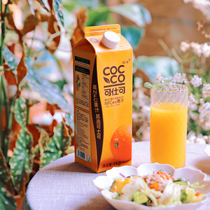 【100%鲜果原汁】可仕可NFC鲜冷橙汁鲜榨果汁饮料冷压榨纯果蔬汁