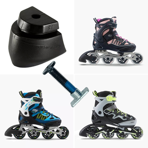 OXELO儿童轮滑鞋配件FIT 3溜冰鞋儿童轮滑刹车块滑轮鞋刹车制动块