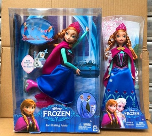 绝版 美泰Disney迪士尼冰雪奇缘之冰上安娜CBC62 洋娃娃女孩玩具