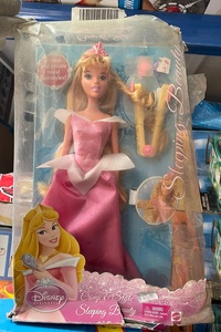 美泰 迪士尼 玩发公主 女孩梳装礼盒 V9249芭比洋娃娃