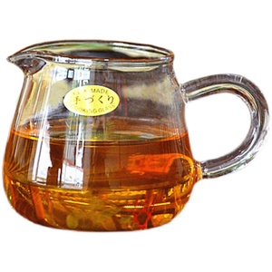 包邮财盛窑耐高温玻璃小兰雅250ML茶海分茶器奶壶公道杯茶具配件
