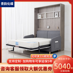 小户型家用隐形床一体组合客厅多功能双人折叠床带沙发墨菲床壁床