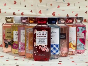 包邮美国Bath&Body Works BBW男女香氛身体沐浴露液滋润保湿295ml