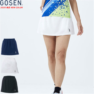 日本2021新款GOSEN时尚羽毛球服短裙网球裙套装大赛速干女夏S1601