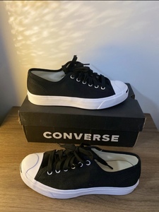 匡威CONVERSE JACK PURCELL开口笑低帮帆布鞋休闲板鞋164056C