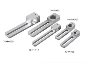 机械手治具连接支架不锈钢管固定夹具支架 金具滑移40/70支架