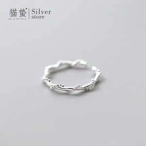 猫蛰S925纯银装饰戒指2024新款爆款轻奢高级感女士小众设计潮品