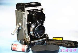 玛米亚C3照相机胶片胶卷120双反折叠皮腔日产老相机mamiya