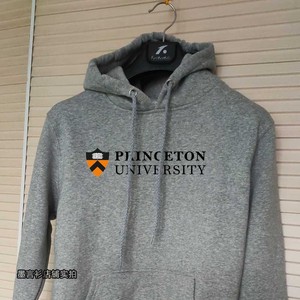 Princeton连帽衫套头普林斯顿大学卫衣纪念品周边校服卫衣加绒