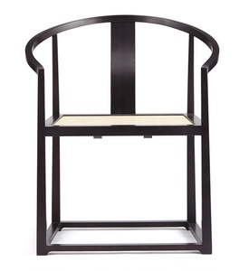 QM曲美万物现代原创新中式时尚中式红木家具办公椅 圈椅