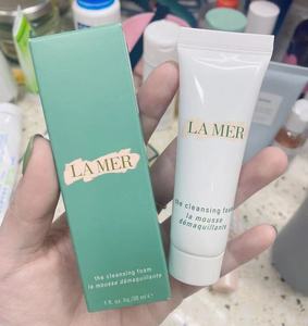 拍3个包邮LA MER海蓝之谜lamer璀璨净透洁面泡沫30ml洗面泡沫洁面