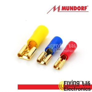 Mundorf蒙多福 镀金电源喇叭接线片插簧卡簧接线端子线卡线耳线插