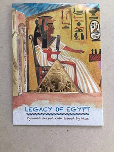 纽埃2020年古埃及文化遗产系列三角形纪念币 埃及艳后 女王硬币