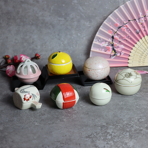 日本料理餐具珍味皿日式陶瓷芥末小盒日式烤肉盘酱料碟装饰陶瓷器