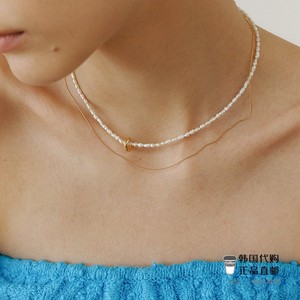 【一休哥】MZUU正品23夏镀金淡水珍珠细项链 韩国代购