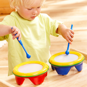Tolo宝宝小鼓玩具儿童奥尔夫打击乐器婴儿拍拍鼓敲击9-12月1-3岁