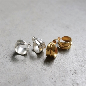 日本代购 TEN 22新品 925银/银镀金超美设计感ins风 耳夹耳环